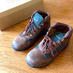 Boys junior timberland leather shoes